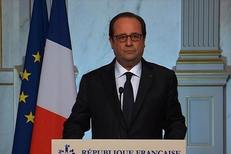 image : vue de François Hollande - AFP TF1