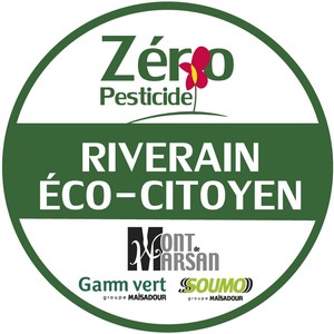 image : autocollant Zéro Pesticides - Mont de Marsan