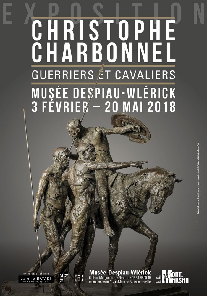 image : Affiche Expo Christophe Charbonnel 2 fev-20 mai 2018 - Mont de Marsan