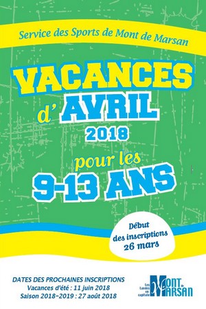 image : visuel Passs...Sport montois - avril 2018