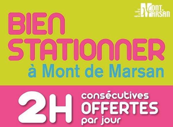 image : Stationnement 2h gratuites - Mont de Marsan
