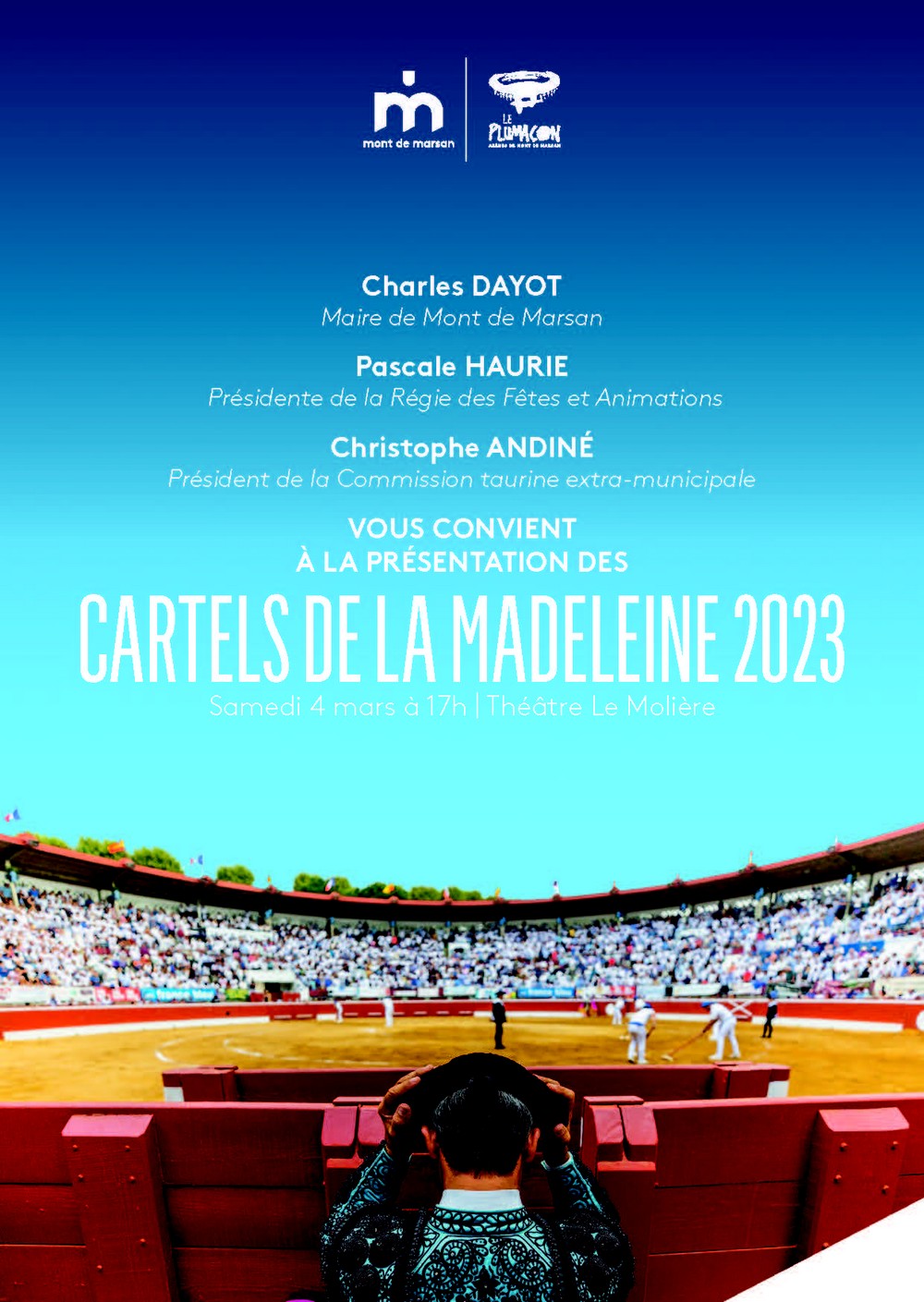 image : Présentation des Cartels de la Madeleine 2023 - Sam 4 mars à 17h - Théâtre Le Molière