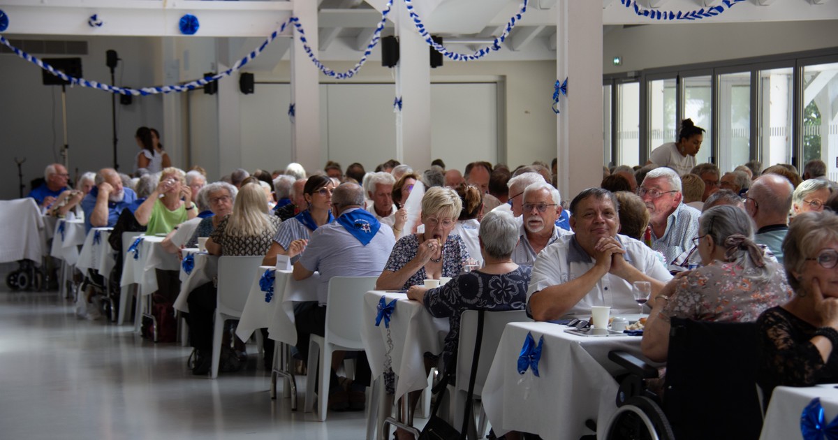 Repas des ainés des fêtes de la Madeleine à Mont de Marsan