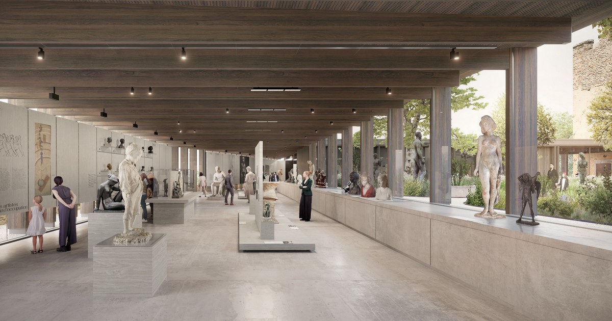 La nouvelle galerie d’exposition permanente ouverte sur le jardin Saint-Vincent - Musée Despiau Wlérick - Mont de Marsan