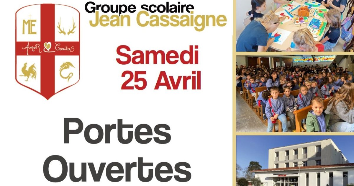 Groupe scolaire Jean Cassaigne - Samedi 25 avril - Portes ouvertes
