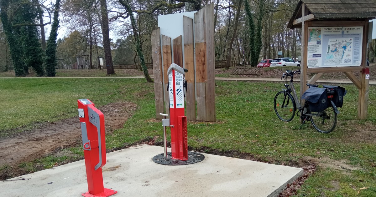 Borne pour vélo à assistance électrique - Base de Loisirs - Mont de Marsan agglo
