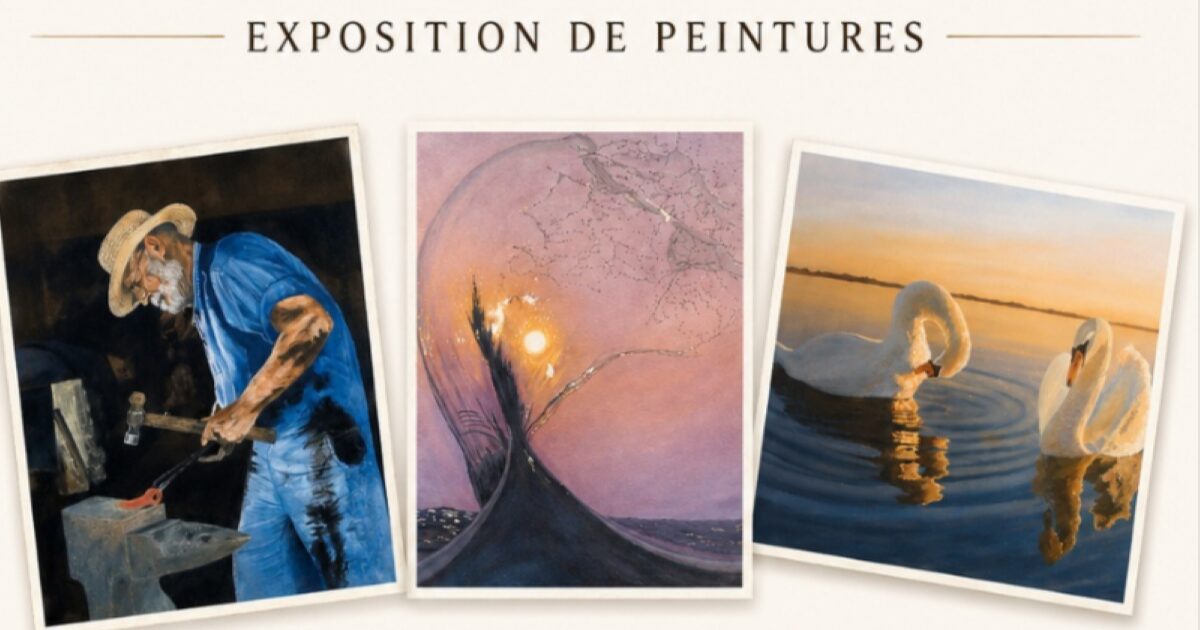 Exposition de peinture Robert Cottin